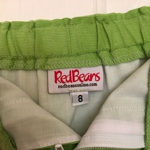 Lime green corduroy girls Skirt